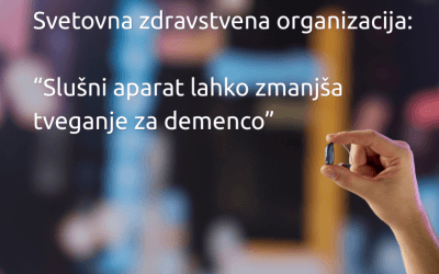 WHO: Slušni aparati lahko pomagajo zmanjšati tveganje za demenco