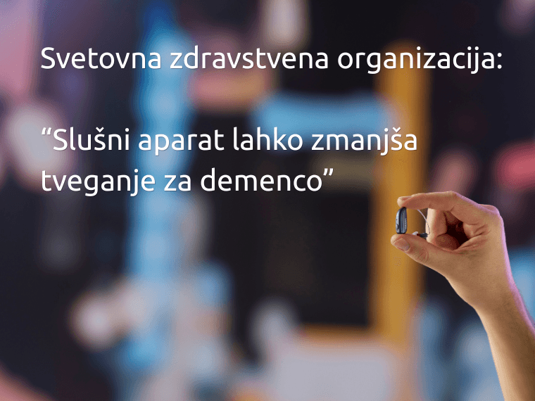 WHO: Slušni aparati lahko pomagajo zmanjšati tveganje za demenco